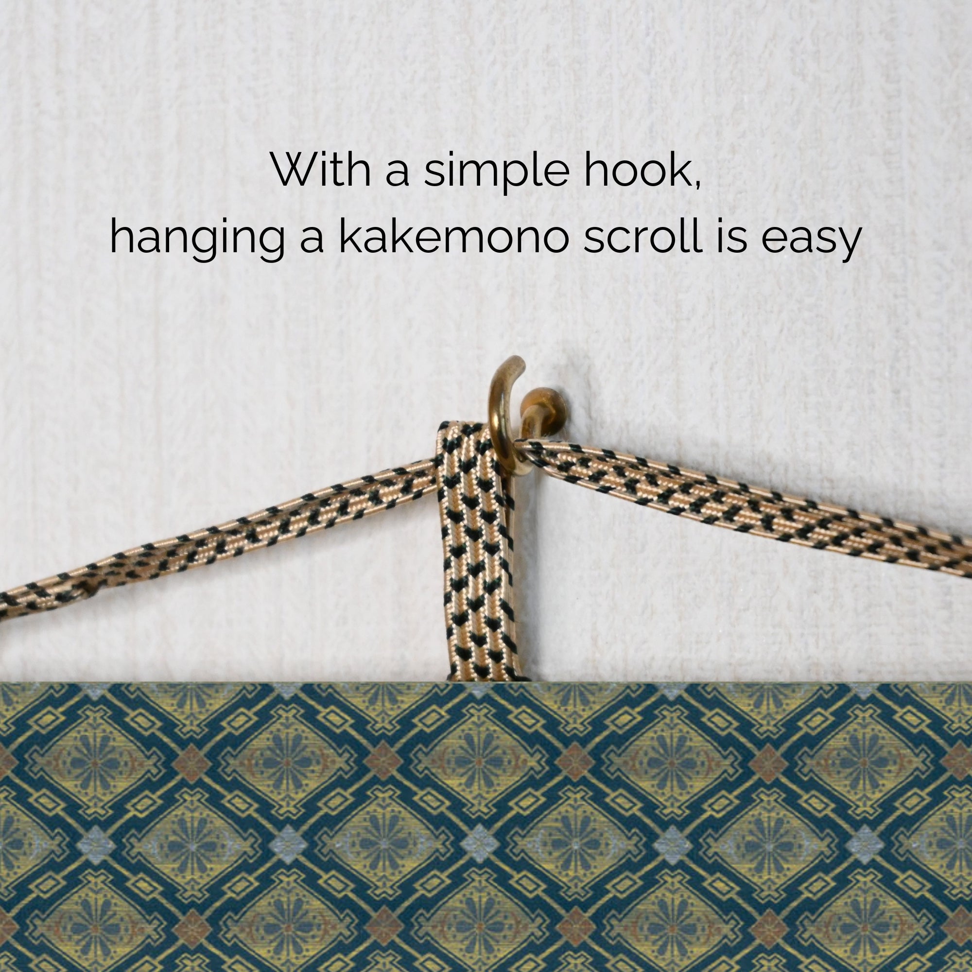 Japanese Samurai Kakemono Wall Scroll – Standing Samurai in Armor