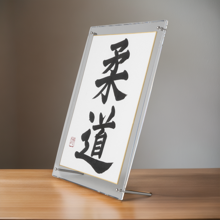 Spirit of "Judo" - Acrylic Clear Frame (Free Shipping)